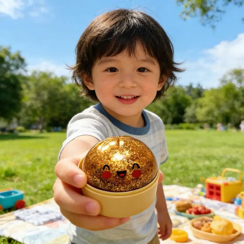 Large Glitter Dumpling Squeeze Toy