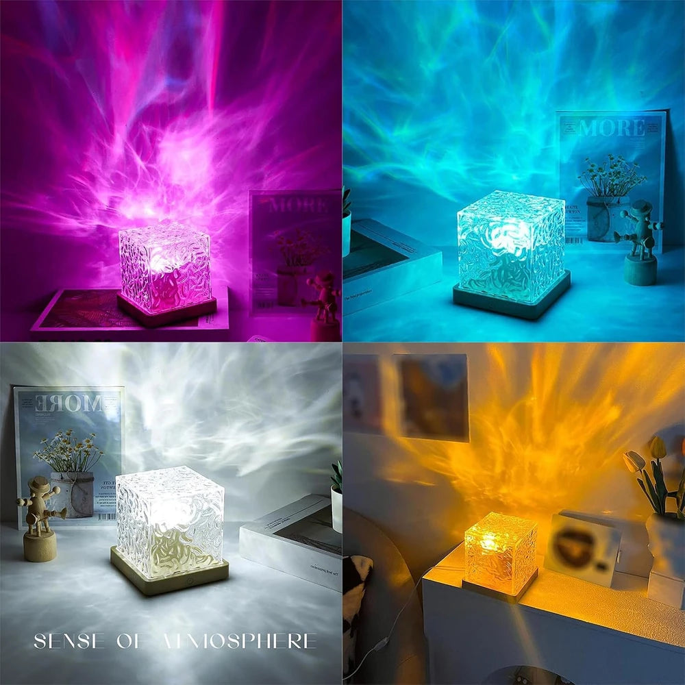 Ocean Wave Aurora Projector Night Light