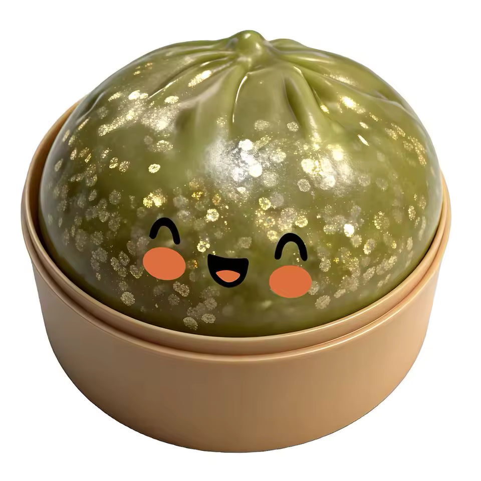 Large Glitter Dumpling Squeeze Toy