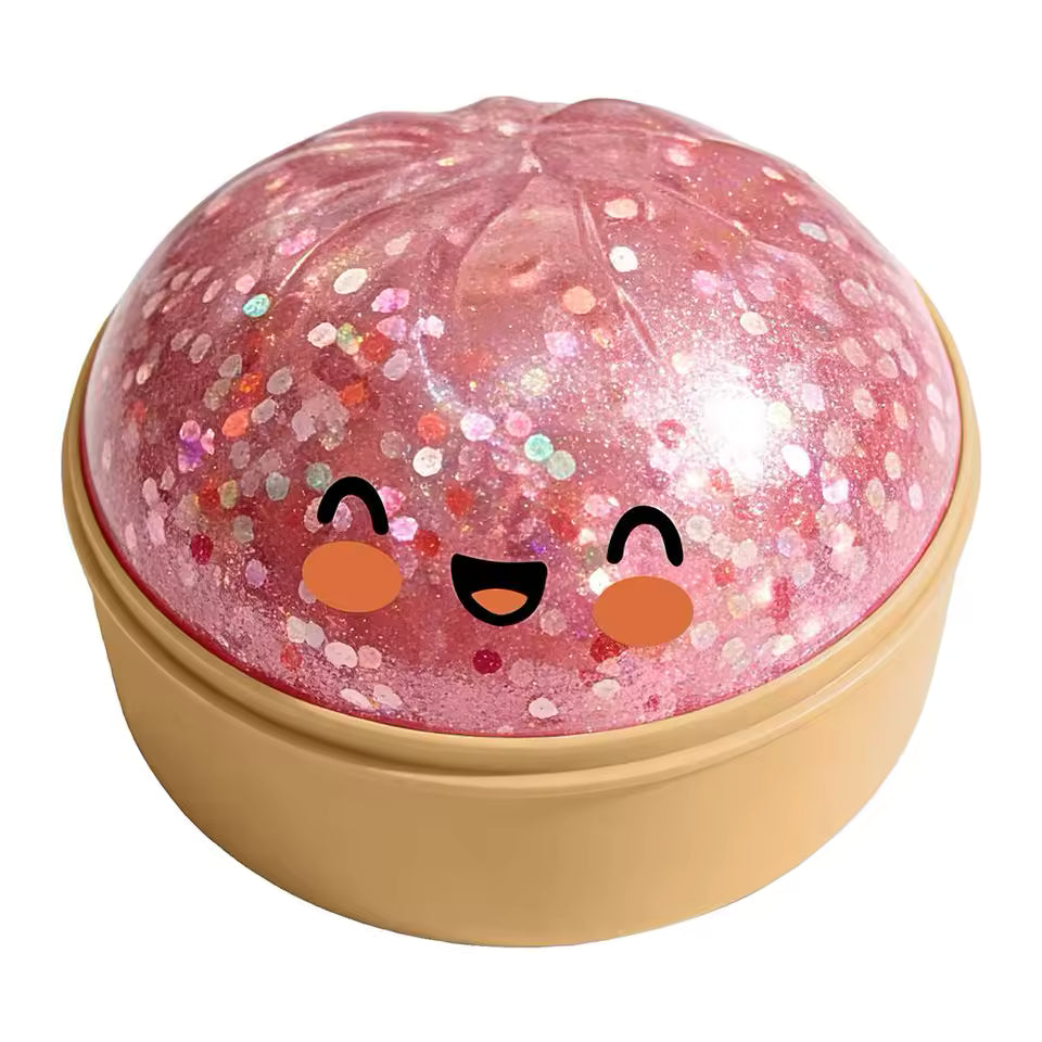 Large Glitter Dumpling Squeeze Toy