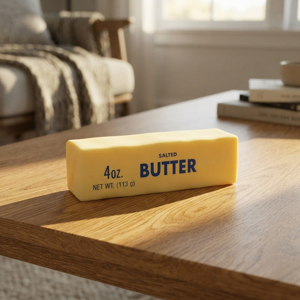 Classic Yellow Butter Stick Squeeze Toy