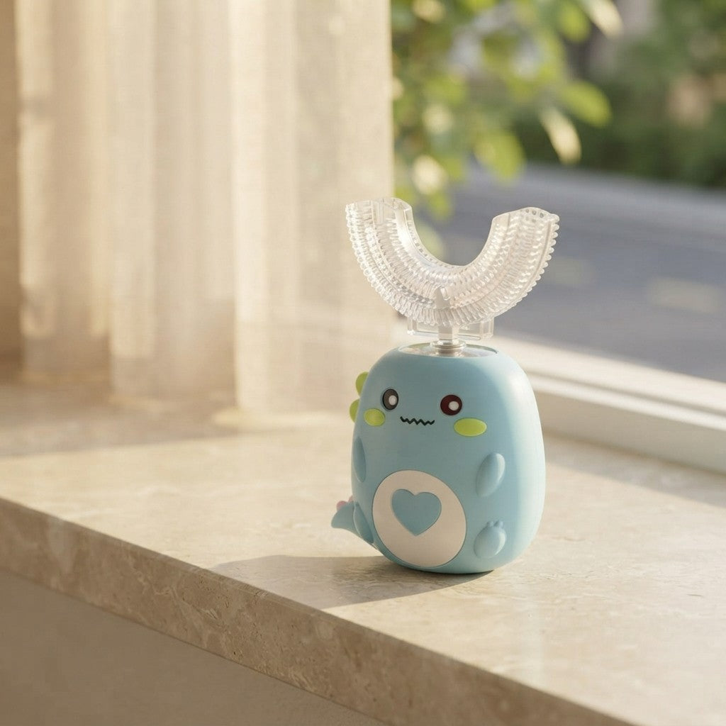 Sonic Cartoon Kids U-Shaped Electric Toothbrush