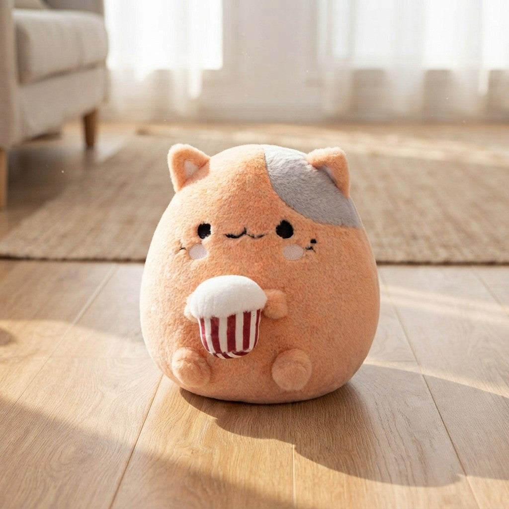 Oval Plush Barnyard Animal Pillow